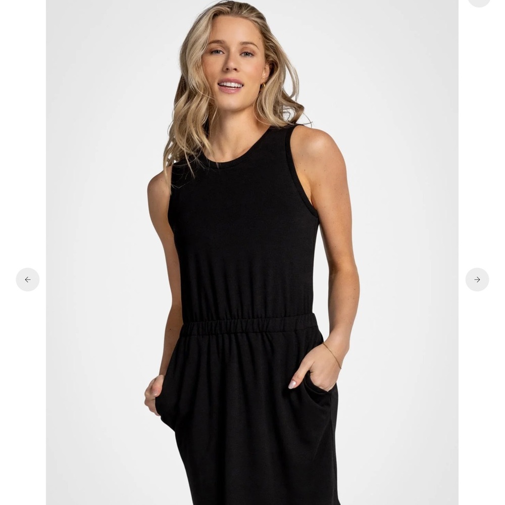 Kyodan Sleeveless Dress Black Womens Medium